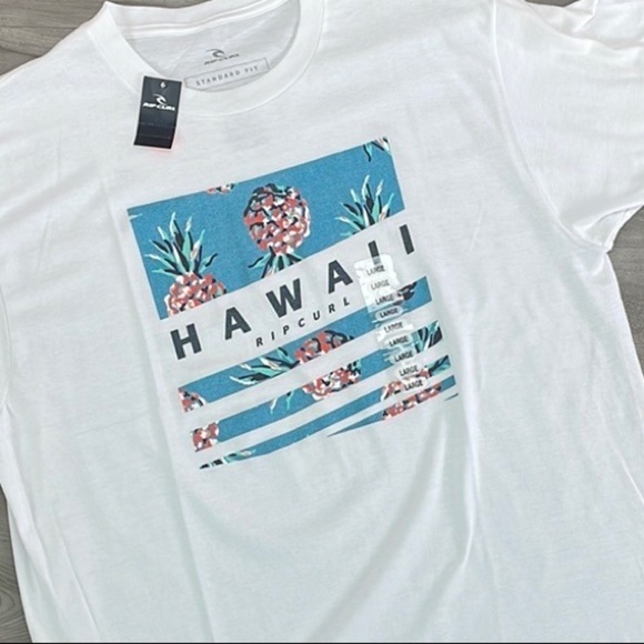 🔹 RIP CURL - HAWAII ZONE TEE SHIRT - Picture 2 of 5